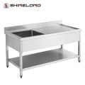 Preço barato Kitchen Stainless Steel 201/304 pia de cozinha pequena